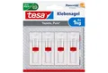 Produktbild: tesa Klebehaken Klebenagel mit max. 1 kg Haltekraft für Bilder - verstellbar, Dekoration, Bilder, Leinwände, Lichterketten, Girlanden, (Spar-Set, 4-St., inkl. Powerstrips), Klebenagel - POWERSTRIPS Doppelseitig - Tapete & Putz - 2 x 2er Pack