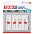 Produktbild: tesa Powerstrips Klebenägel für max. 1,0 kg, 2,4 x 6,4 cm, 4 St.