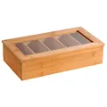 Produktbild: Kesper | Teebox, Material: Bambus, Maße: 36 x 20 x 9 cm, Farbe: Braun | 58900 13
