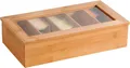 Produktbild: KESPER® Teebox Teebox, Maße: 36 x 20 x 9 cm, Farbe: Braun, (1-tlg)