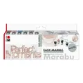 Produktbild: Marabu 1305000000081 - Easy Marble Pastell Set, 6 zarte Marmorierfarben zum kinderleichten Tauchmarmorieren von Kunststoff, Glas, Holz, Styropor und flächigen Marmorieren von Papier