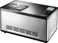 Produktbild: Unold 48845 Eismaschine Gusto - mit selbstkühlendem Kompressor, 180 W, 2 L Volumen, elegantes Edelstahlgehäuse, LCD-Display