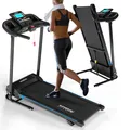 Produktbild: Laufband elektrisch 10 km/h LCD-Display Fitnessgerät Klappbar Heimtrainer 750 W