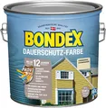 Produktbild: Bondex Dauerschutz Farbe Cremeweiß (Champagner) 2,5 L für 22,5 m² | Hervorragende Farbstabilität | Wetter- und UV-Schutz - bis zu 12 Jahre | Seidenglänzend | Dauerschutzfarbe | Holzfarbe