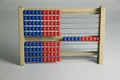 Produktbild: 100`er Rechenrahmen blau-rot, Abakus, student`s abacus, ReWood®