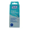 Produktbild: TePe Bridge & Implant Floss, 30 Stk., dicke Zahnseide, geeignet für Zahnspangen,
