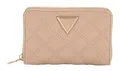 Produktbild: GUESS Giully SLG Zip Around Wallet M Geldbörse Light Beige rosa Neu
