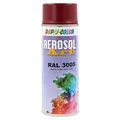 Produktbild: DUPLI-COLOR AEROSOL ART RAL 3005 weinrot glänzend 400 ml, Spraylack für vielseitigen Einsatz, schnelltrocknend, hohe Deckkraft, für Innen- und Außenbereiche geeignet