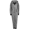 Produktbild: Eight2Nine Jumpsuit Fleece Overall mit Öhrchen grau S/M
