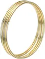 Produktbild: Goldener Reifen,Metall Ring Goldener Reifen4er Pack Gold Metallringe Reifen Makramee-Ringe für Traumfänger und Kunsthandwerk (4 Zoll)