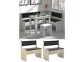 Produktbild: VCM Holz Eckbank Sitzbank für Esstisch Bank mit Truhe Esal Maße H. 80 x B. 80 x T. 42 cm