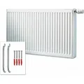 Produktbild: Buderus Heizkörper, Flachheizkörper VC-Profil Typ 33 600x1400 mm (H x L), Ventil
