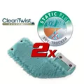 Produktbild: Leifheit - 2x Wischbezug für Clean Twist System M 
