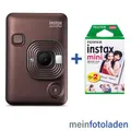 Produktbild: Fuji Instax Mini LiPlay deep bronze Sofortbildkamera Fujifilm mit 2 Mini Filmen