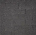Produktbild: Easy Rechteck-Dachschindeln schwarz 80 x 33,6 cm Schindel Dach Dachschindel