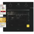 Produktbild: Exquisit Einbaubackofen EBE278-H-020 schwarz | Energieeffizienzklasse A | 59,0 l Garraum | Einbaubackofen 60 cm