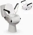 Produktbild: Mobiclinic®, Toilettensitzerhöhung mit Klappbaren Armlehnen, Tajo, 19 cm, mit