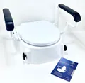 Produktbild: Mobiclinic Tajo 19cm Toilettensitzerhöhung mit Deckel und Klappbaren Armlehnen