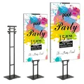Produktbild: VEVOR Posterständer, bodenstehender Schilderhalter, 75 Zoll, höhenverstellbar