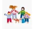Produktbild: goki Biegepuppe Biegepuppen Camping Familie für Puppenhaus (Spar-Set, 5-tlg., set), Puppen sind leicht beweglich