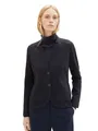 Produktbild: TOM TAILOR Sweatblazer Fied mit aufgesetzten Taschen und Struktur