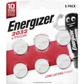 Produktbild: 6er Multipack Energizer Knopfzelle CR 2032 3 V 6 St. 240 mAh Lithium CR2032