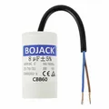 Produktbild: BOJACK CBB60 8uF 450V 50/60HZ Anlaufkondensator, SH Motorbetriebskondensator, AC Motorkondensator, mit Draht