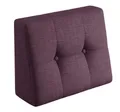 Produktbild: sunnypillow Rückenkissen Palettenkissen gesteppt Seitenkissen 60x40x20/10cm, Violett