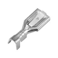 Produktbild: Flachstecker Schnellverbinder 6,3 mm Nicht isoliert Zinn 100Stk Kabelanschluss
