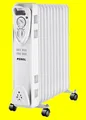 Produktbild: PEREL TC78011N Ölradiator Heizung Heizkörper Heizgerät Radiator 2500 W 11 Rippen