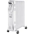 Produktbild: Perel 2500W Ölradiator mit 11 Rippen, 3 Heizstufen, einstellbarem Thermostat,