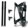 Produktbild: SKS GERMANY ANYWHERE TOPCAGE Flaschenhalter für Fahrräder, schwarz | Fahrradzubehör mit flexiblem Befestigungssystem für Rahmen ohne Bohrungen, gummierte Klettverschlüsse