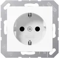 Produktbild: SCHUKO Steckdose 16 A 250 V ~ bruchfest, Alpinweiß, A 500, Jung A1520BFWW