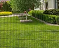 Produktbild: 5 Einstabmatten anthrazit RAL7016 100cm x 200cm ohne Pfosten