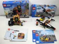 Produktbild: 2x Lego City: 60404 Burger Truck (2024) + 60019 Kunstflugzeug Stunt Plane (2013)