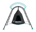Produktbild: TP Toys Schaukelgestell Hängesessel UFO, (1-tlg), Geeignet für Kinder ab 3 J., Traglast 100KG, LxBxH 122x217x201cm