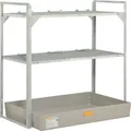 Produktbild: Fassregal Cemo 360 mit Fassauflagen und GFK-Auffangwanne 130x132x80 cm Tragkraft 400 kg