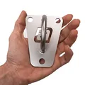 Produktbild: aerobis® aeroSling Mount | Sling Trainer Deckenhalterung/Wandhalterung Set inkl. Schrauben und Dübel | Schlingentrainer Befestigung aus Edelstahl | Bis 200kg | Zubehör für Schlingentraining