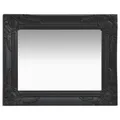 Produktbild: Wandspiegel im Barock-Stil 50x40 cm Schwarz