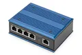 Produktbild: DIGITUS Industrieller 4-Port Gigabit PoE Switch + 1 Uplink Port