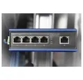Produktbild: Digitus Industrial 4-Port Gigabit PoE Switch + 1 uplink DIN rail DN-651120 Netzwerk-Switch