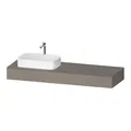 Produktbild: Duravit Konsole Qatego 160x55x17cm, ba ma, 1 Ausschn, Beck. li