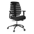 Produktbild: hjh OFFICE Profi Bürostuhl Ergo LINE II Stoff Schwarz, ergonomischer Drehstuhl, GS geprüft, TÜV Süd nach DIN EN 1335-1, 1335-2