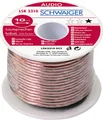 Produktbild: 10 Meter 0,75mm Transparentes Lautsprecherkabel Schwaiger LSK3410