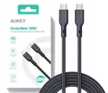 Produktbild: 689323785308 AUKEY CB-KCC101 Nylon C able USB C - USB C 1m AUKEY