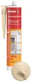 Produktbild: fischer Premium-Bausilikon, geruchsarmes Silikon, wetterfeste Dichtmasse für Innen & Außen, Kartusche für zahlreiche Anwendungen und Baustoffe, Langzeitschutz vor Schimmel, 310 ml, beige