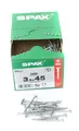 Produktbild: Spax Senkkopfschraube WIROX Teilgewinde 3,5x45mm