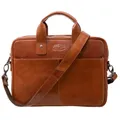 Produktbild: Pride and Soul Laptoptasche SURPRISE Laptopcase Umhängetasche Leder cognac 47608