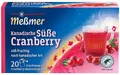 Produktbild: Meßmer Tee Kanadische Süße Cranberry - Ahornsirup Cranberry Früchtetee 20 Beutel