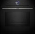 Produktbild: Bosch Serie 8, HMG7361B1  Einbau-Backofen mit Mikrowellenfunktion schwarz